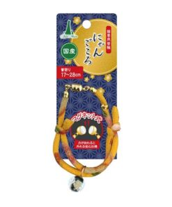 Add Mate 日式和風蜻蛉玉貓頸帶 (黄色)