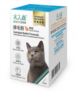 木入森 - 貓咪排毛粉 30包 -  鮮蝦風味 | 2貓換毛季必備