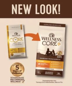 Wellness 寵物健康 CORE 無穀物室內除臭配方 貓乾糧 - 5 磅