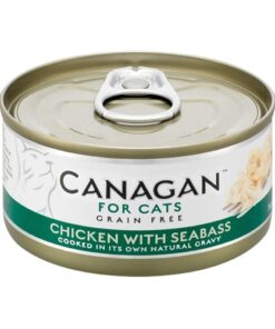 Canagan 原之選貓咪主食罐 -  雞肉伴鱸魚配方 75g
