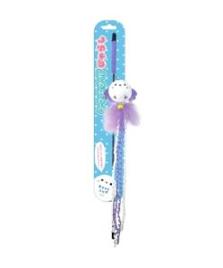 【超級貓】長尾奶嘴玩具（薰衣草色） 貓玩具 貓棒