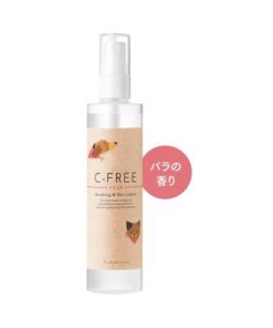 日本 C-FREE - Brusing & Skin Lotion 150ml 全天然護膚護毛保濕噴霧 (玫瑰香味)