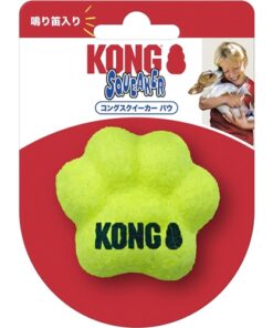 Kong 彈力發聲腳掌玩具 
S