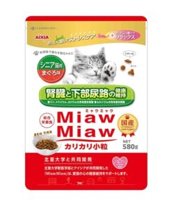 MiawMiaw 老年貓專用鬆脆小糧 鮪魚口味 580g