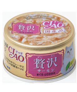 CIAO 豪華鮭魚鮪魚/雞肉 80g A-143