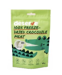 100%天然凍乾鱷魚肉 40g