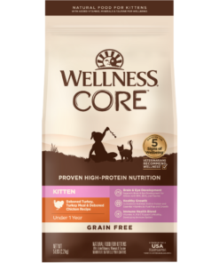 Wellness 寵物健康  CORE Kitten 無穀物幼貓成長配方 貓乾糧 - 5 磅  （原裝行貨 現貨