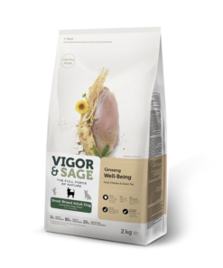 Vigor & Sage 狗乾糧 - 人參健體 (小型成犬)